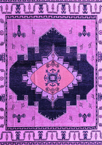 Abstract Purple Modern Rug, abs4592pur