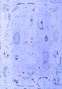 Abstract Blue Modern Rug, abs4593blu