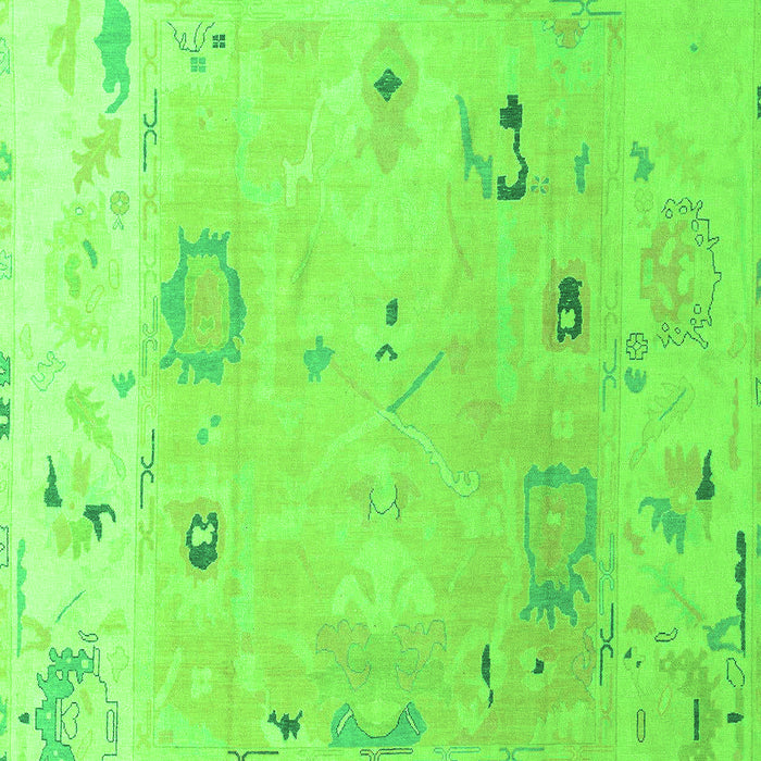 Abstract Green Modern Rug, abs4593grn
