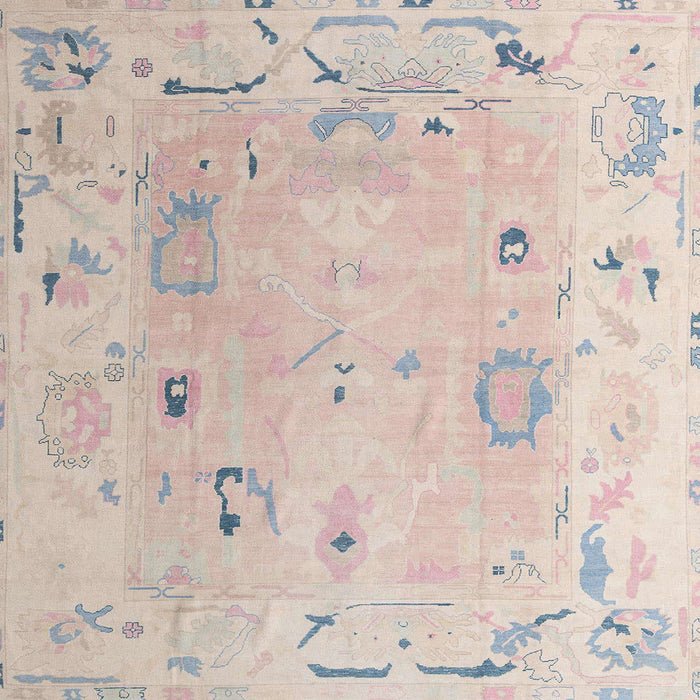 Square Machine Washable Abstract Tan Brown Rug, wshabs4593