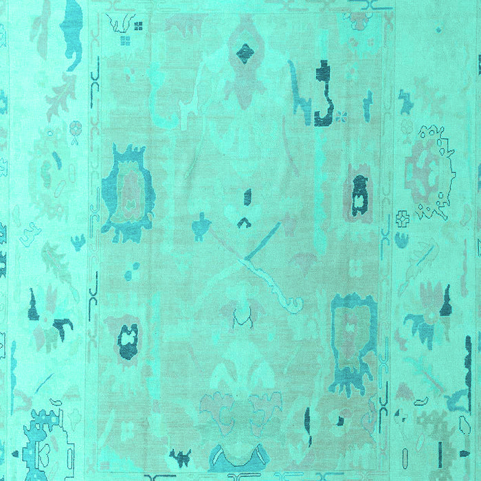Abstract Turquoise Modern Rug, abs4593turq