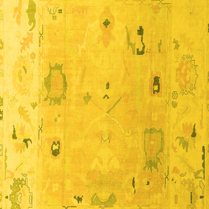 Abstract Yellow Modern Rug, abs4593yw
