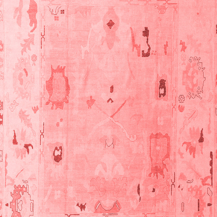 Machine Washable Abstract Red Modern Rug, wshabs4593red