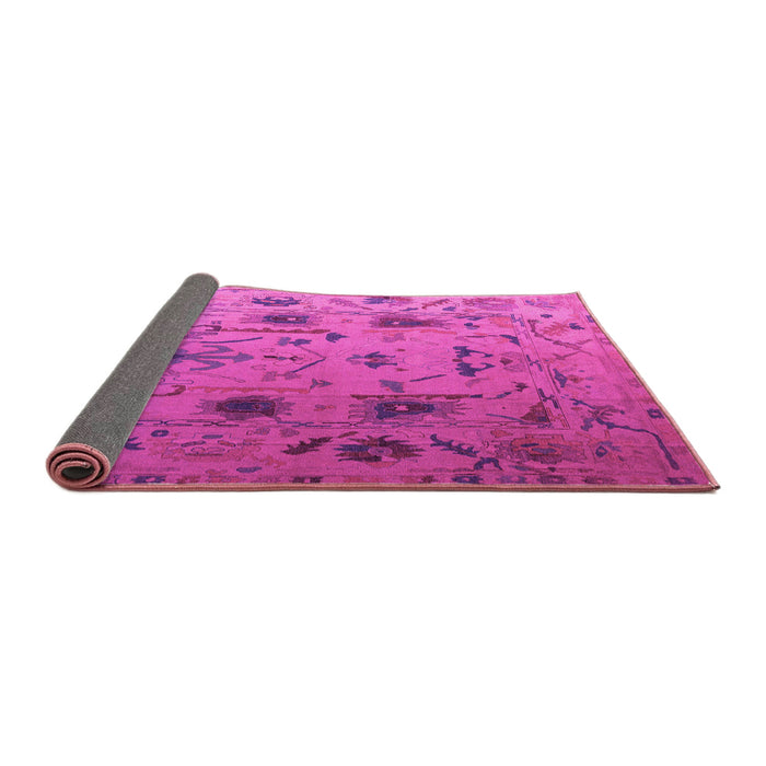 Sideview of Abstract Pink Modern Rug, abs4594pnk
