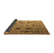 Sideview of Abstract Brown Modern Rug, abs4594brn