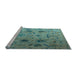 Sideview of Machine Washable Abstract Light Blue Modern Rug, wshabs4594lblu