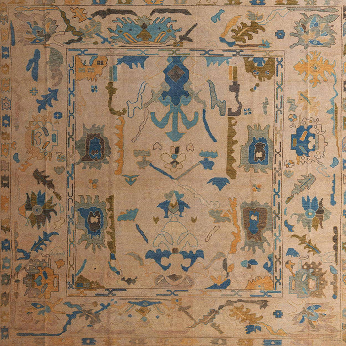 Square Machine Washable Abstract Brown Sand Brown Rug, wshabs4594