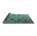 Sideview of Abstract Light Blue Modern Rug, abs4594lblu