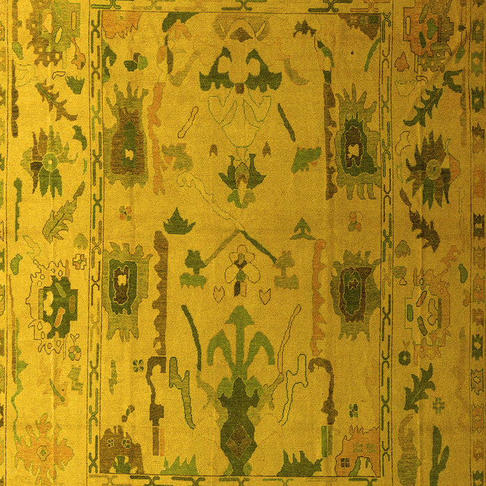 Abstract Yellow Modern Rug, abs4594yw