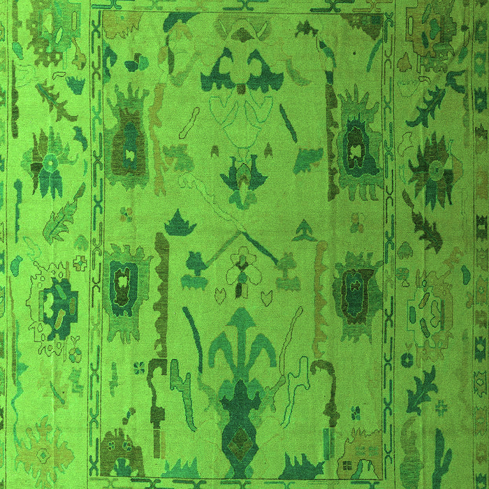 Abstract Green Modern Rug, abs4594grn