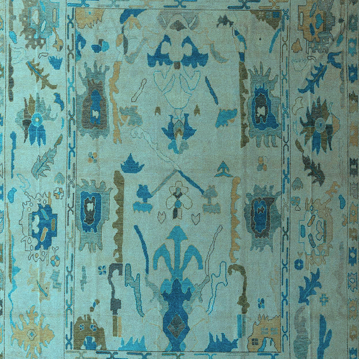 Abstract Light Blue Modern Rug, abs4594lblu