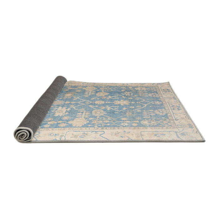 Sideview of Abstract Dark Gray Oriental Rug, abs4595