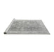 Sideview of Machine Washable Oriental Gray Traditional Rug, wshabs4595gry