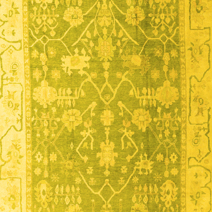 Oriental Yellow Traditional Rug, abs4595yw