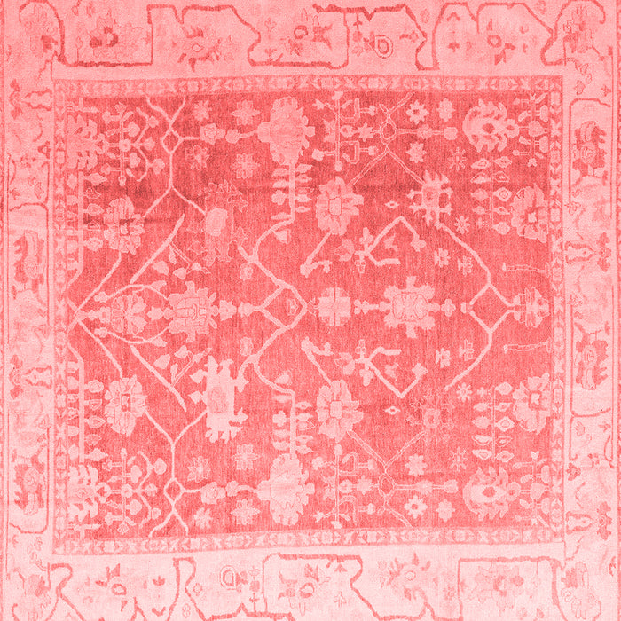 Machine Washable Oriental Red Traditional Rug, wshabs4595red