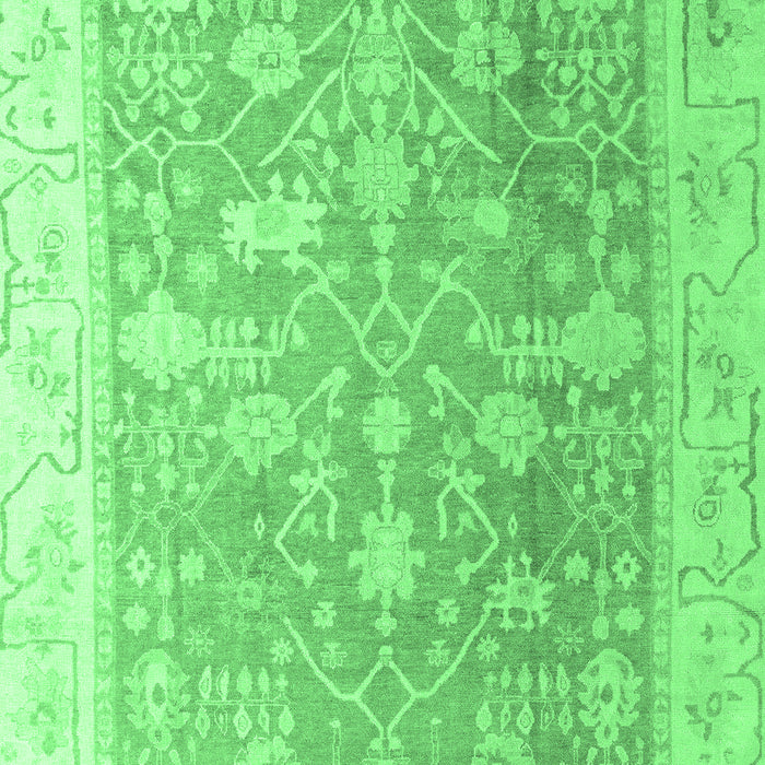 Oriental Emerald Green Traditional Rug, abs4595emgrn