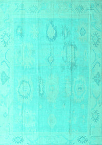 Oriental Turquoise Traditional Rug, abs4596turq