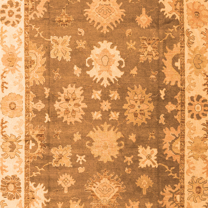 Oriental Orange Traditional Rug, abs4597org