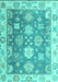 Oriental Turquoise Traditional Rug, abs4597turq