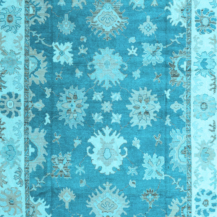 Oriental Light Blue Traditional Rug, abs4597lblu