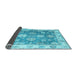 Sideview of Oriental Light Blue Traditional Rug, abs4597lblu