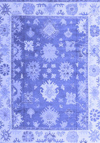 Oriental Blue Traditional Rug, abs4597blu