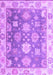 Machine Washable Oriental Purple Traditional Area Rugs, wshabs4597pur