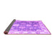 Sideview of Oriental Purple Traditional Rug, abs4597pur