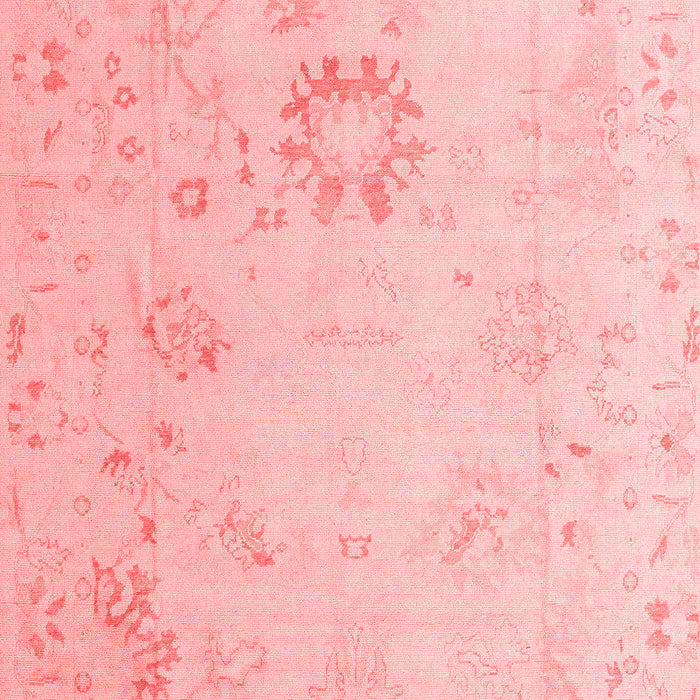 Machine Washable Oriental Red Traditional Rug, wshabs4598red