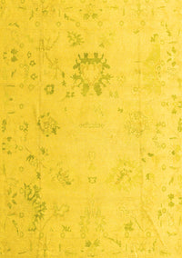 Oriental Yellow Traditional Rug, abs4598yw