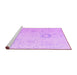 Sideview of Machine Washable Oriental Purple Traditional Area Rugs, wshabs4598pur