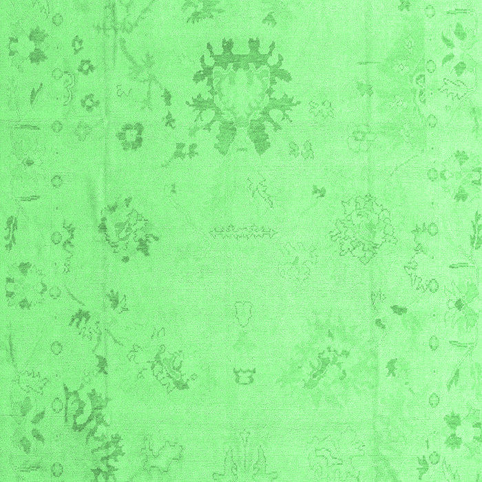 Oriental Emerald Green Traditional Rug, abs4598emgrn