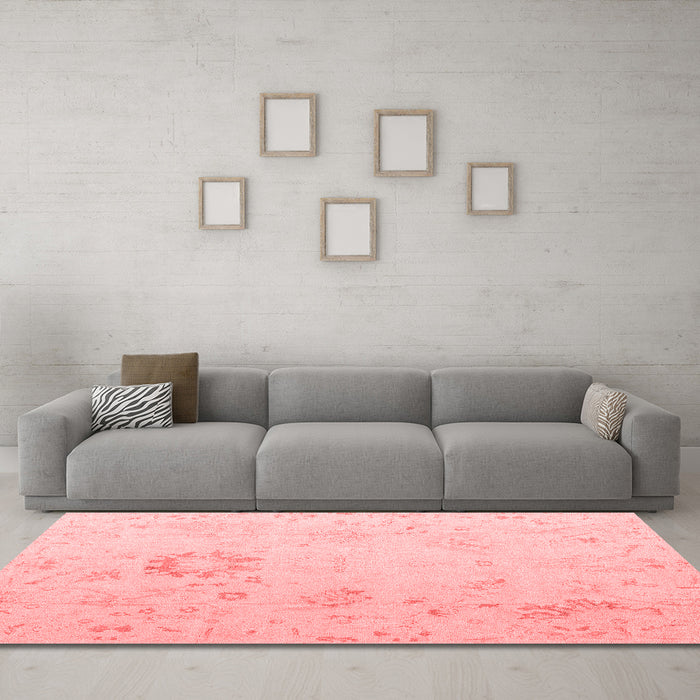 Traditional Red Washable Rugs