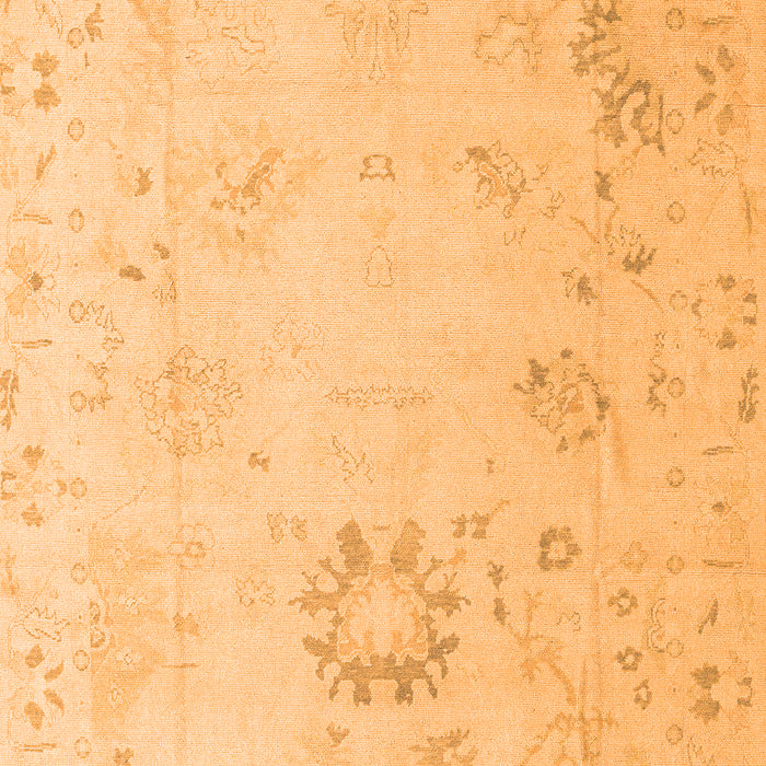Oriental Orange Traditional Rug, abs4598org