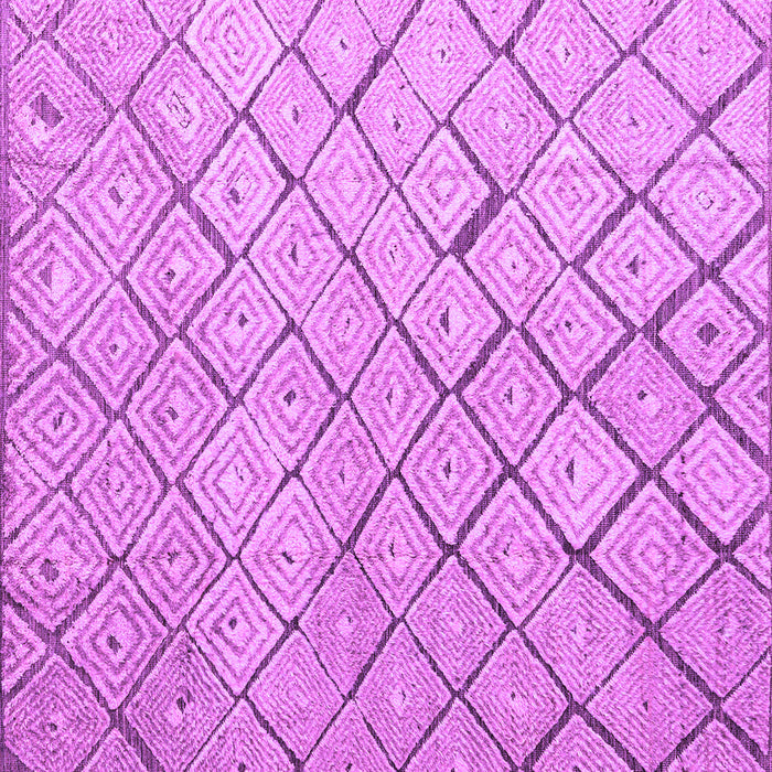 Square Machine Washable Abstract Purple Modern Area Rugs, wshabs4599pur