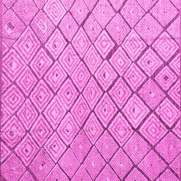 Square Abstract Pink Modern Rug, abs4599pnk
