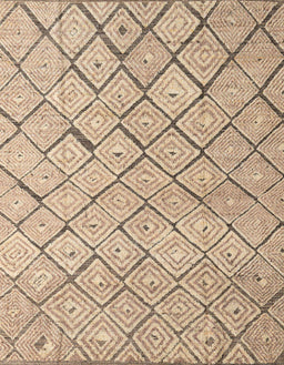 Machine Washable Abstract Brown Rug, wshabs4599