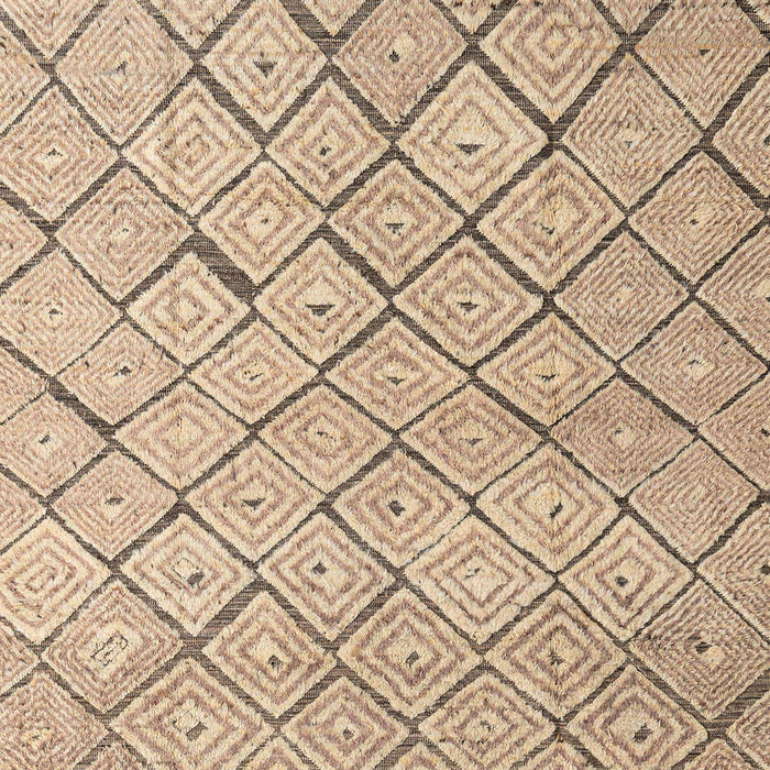 Machine Washable Abstract Brown Rug, wshabs4599