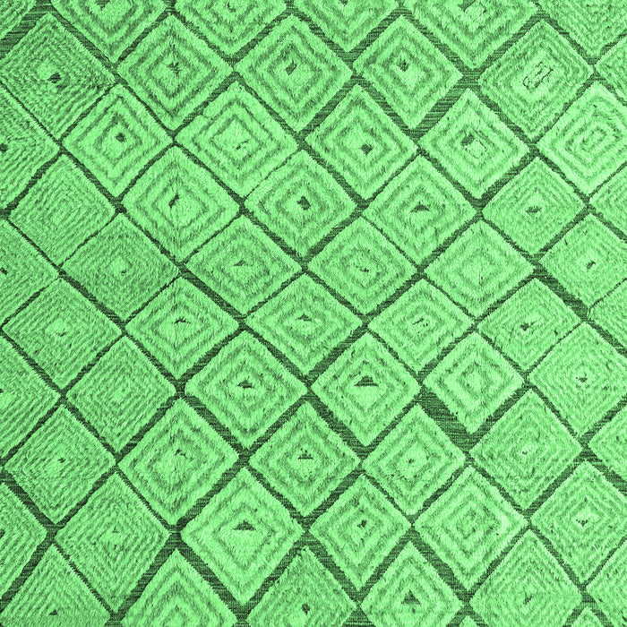 Machine Washable Abstract Emerald Green Modern Area Rugs, wshabs4599emgrn