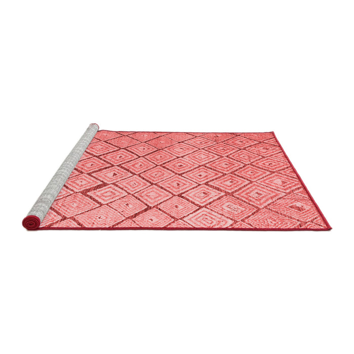 Modern Red Washable Rugs