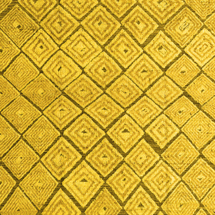 Machine Washable Abstract Yellow Modern Rug, wshabs4599yw