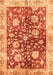 Machine Washable Oriental Orange Traditional Area Rugs, wshabs459org