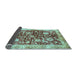 Sideview of Oriental Light Blue Traditional Rug, abs459lblu