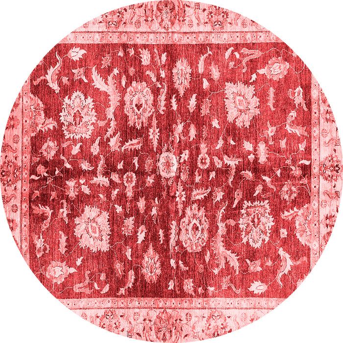 Machine Washable Oriental Red Traditional Rug, wshabs459red