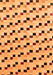 Machine Washable Abstract Orange Modern Area Rugs, wshabs45org