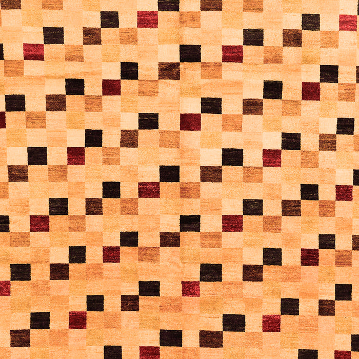 Machine Washable Abstract Orange Modern Area Rugs, wshabs45org