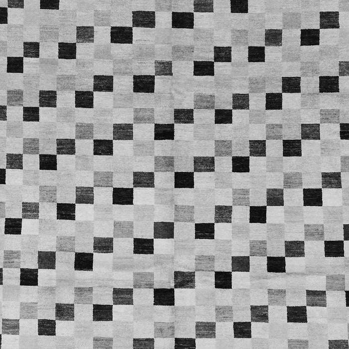 Machine Washable Abstract Gray Modern Rug, wshabs45gry