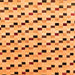 Square Machine Washable Abstract Orange Modern Area Rugs, wshabs45org