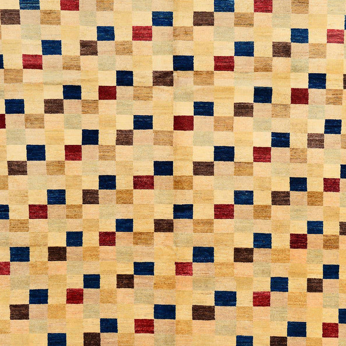 Abstract Chrome Gold Yellow Modern Rug, abs45