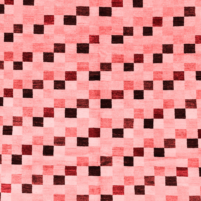 Machine Washable Abstract Red Modern Rug, wshabs45red